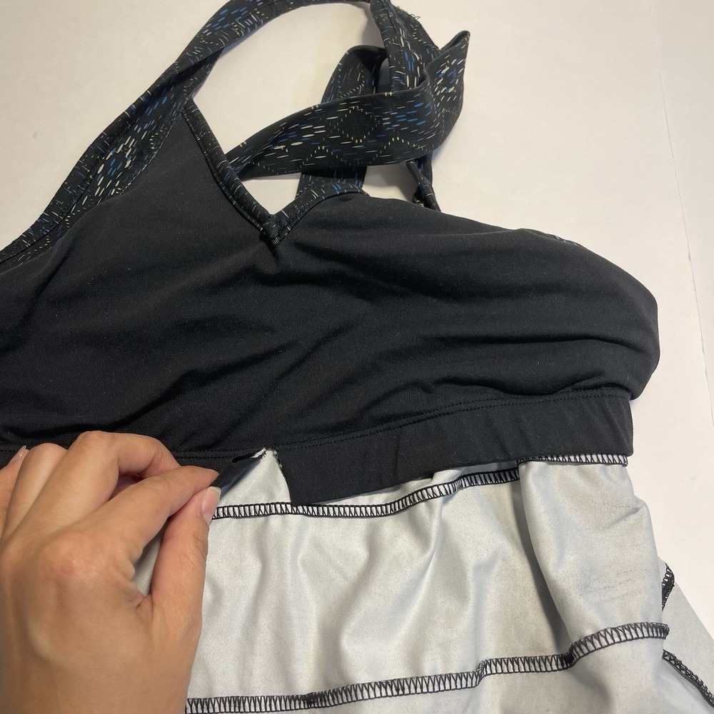 Merrell Ellsworth Peformance Dress Black, Blue Sz M Built In Bra Outdoor - Picture 11 of 11